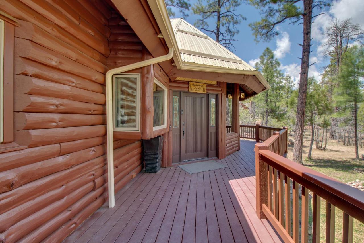 Lakeside Cabin On 2 Acres With Fire Pit And Hot Tub! Villa Pinetop-Lakeside Exterior photo